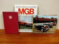 MORRIS GARAGE: Three books on MG