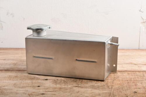 OVERFLOW TANK: An aluminium alloy overflow tank for XK Jaguars