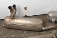 TESTAROSSA EXHAUST: An original Ferrari Testarossa exhaust muffler system with original chrome tailpipes - 5