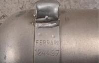 TESTAROSSA EXHAUST: An original Ferrari Testarossa exhaust muffler system with original chrome tailpipes - 6