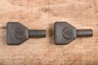TERMINAL COVERS: New old stock positive and negative terminal covers