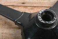 STEERING WHEEL: A Jaguar XK140 steering wheel with leather cover - 3