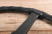 STEERING WHEEL: A Jaguar XK140 steering wheel with leather cover - 4