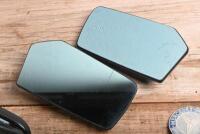 MERCEDES-BENZ: A selection of Mercedes-Benz items. Rubber seals, accelerator pedal, side view mirror replacements (W116), variety of knobs (cigarette lighter, heater) & rear view mirror - 5