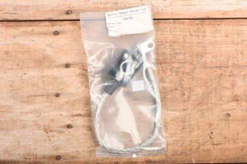 BATTERY CABLE: A new old stock (Martin Robey) negative battery cable and terminal