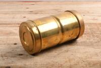 LUCAS: A 1920s Lucas No.12C brass light bulb holder, stamped JOSEPH LUCAS LTD SPARE BULBS BIRMINGHAM to side