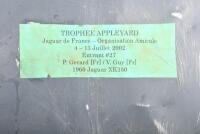 RALLY PLATE: A 2002 Trophee Appleyard (Ian Appleyard) rally participant plate. Entrant number '27' - 2