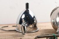 LAMPS: Two circa 1920s incomplete lamps. With brackets and clamps - 3