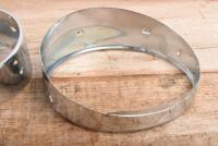 ALFA ROMEO: Three rechromed Alfa Romeo headlight rings believed to be suited to 105 series - 2