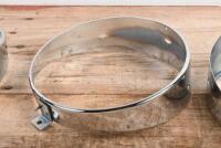 ALFA ROMEO: Three rechromed Alfa Romeo headlight rings believed to be suited to 105 series - 3