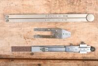 VALVE/CAMSHAFT: An Alfa Romeo tool for measuring valve and camshaft clearances 'DIASS' 'C60168' aswell as cam sprocket tool 'DIASS'&nbsp; 'A.5.0103'