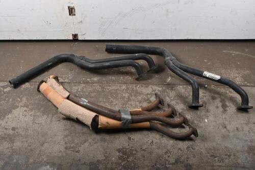 EXHAUST: Four two piece Alfa Romeo twin cam engine two piece exhaust manifolds. One pair made by Cmc Marmitte Italy 'AL25000'