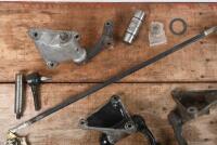 ALFA ROMEO: A group of assorted steering parts suited Alfa Romeo 105 series includes 1 steering box and 3&nbsp;steering box idler arms - 5