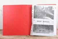 ALFA ROMEO: A folder containing photo copied version of the Alfa Romeo&nbsp;'Giulietta cars' shop manual 1954-1963