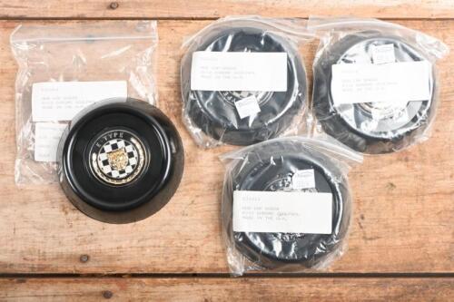 E-TYPE: Four new old stock Jaguar Series III V12 hub cap badges