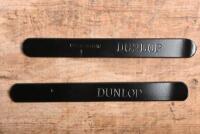 TYRE LEVERS: Two pre-war 'DUNLOP' tyre levers in original condition. English made