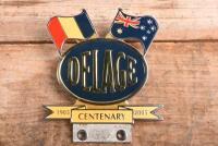 DELAGE: An Australian 'DELAGE 1905 - 2005' Centenary car badge