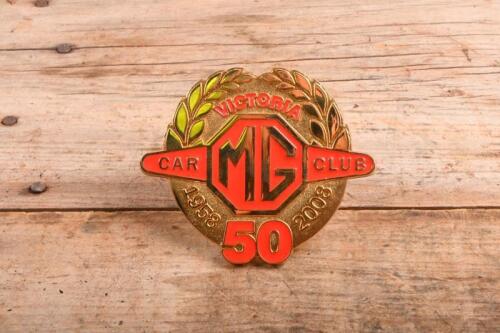 MG: A 'MG CAR CLUB 1958 - 2008, 50 year' commemorative badge