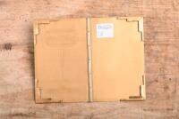JAGUAR: A 1930's brass, chrome plated 'JAGUAR DRIVING LICENCE INSURANCE HOLDER' - 2