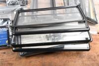 NUMBER PLATE FRAMES: One box of approximately mostly unused 20 number plate frame sets - 2