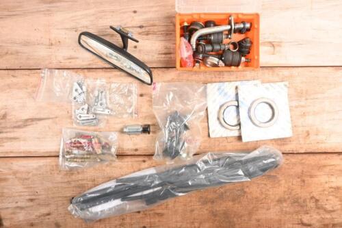 JAGUAR: A collection of Jaguar spare parts. Bushes, mounts, brass hose fittings, linkages, seals (PR 5164)