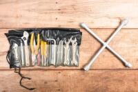 TOOL KIT/WHEEL BRACE: Two motoring related items including complete Tool Kit & Wheel Brace