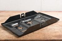 CAR ITEMS: Three car items. Battery holder, tyre levers & wrench - 3