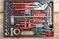 TOOL KIT: A tool kit consisting of socket set, pilers, spanners, small screwdrivers - 2