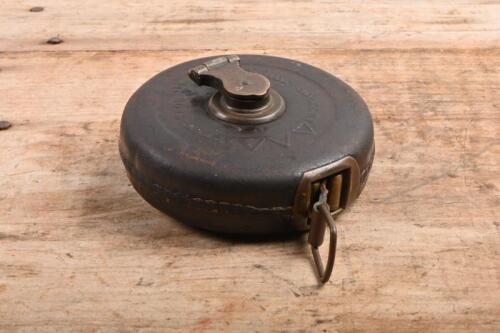AA: A rare circa 1920s Automobile Association tape measure. Manufactured by John Rabone & Sons