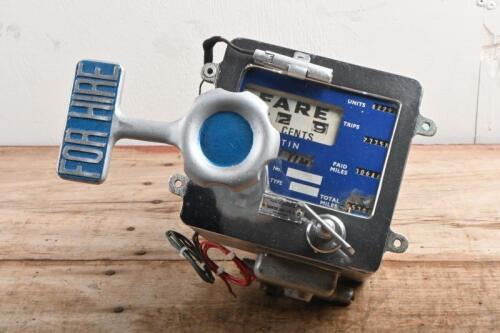 TAXI FARE METER: An original TAXI FARE meter made in Australia by TAXIMETERS PTY LTD of Melbourne