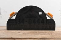 TAXI: An original circa 1970s 'SILVER TOP TAXI' roof light - 2