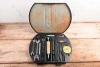 JAGUAR: A Jaguar MKII 240/340 original tool kit with mint condition tools. With original rare JAGUAR Tool Container envelope - 2