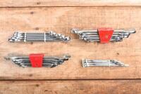 SPANNERS: A collection of four sets of open and ring spanners. Metric and Imperial