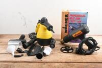 HEAT GUN/STEAM CLEANER: Two items including a WAGNER 1500 watt Professional Heat Gun & Steam Cleaner