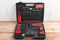 SOCKET SET: A complete socket, spanner, and multiple screwdriver heads set by 'MECHPRO'