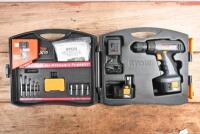 DRILL: A RYOBI XTR SERIES 12V drill