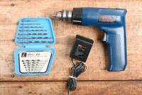 DRILL: A RYOBI BD 48RE cordless drill & unused P & N drill set