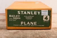 CHISELS/PLANE: A STANLEY 'BAILEY' plane & STANLEY chisels - 3
