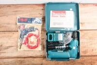 DRILL/SOLDER FEED GUN: A Makita MODEL 6095DW Cordless Driver Drill & 240 VOLT SHERLINE SOLDER FEED GUN