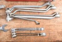SOCKETS/SPANNERS: One socket set and a selection of 12 groups of open and ring spanners. Both Metric & Imperial - 3