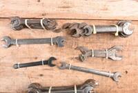 SPANNERS: A collection of seven sets of open spanners. Metric and Imperial - 3