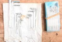 ASSORTED TOOLS: A collection of assorted tools. Smaller spanner set, nut driver set, allen keys, woodwork drill bits & 13 piece twist drill set - 5