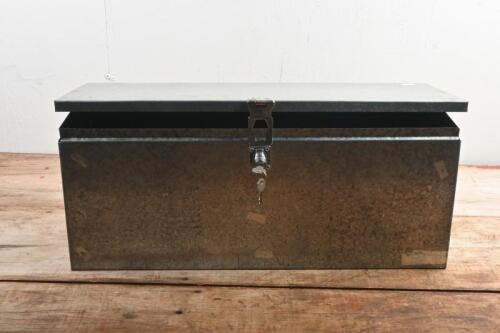 TOOL BOX: A galvanised steel secure tool box