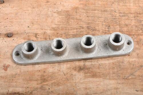 SPARK PLUG HOLDER: A vintage and veteran alloy spare spark plug holder