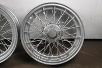 MG: Four MG TC 16" x 4" 48 spoke wheels - 3