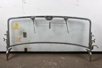 WINDSCREEN: A early&nbsp;windscreen unknown make, with wiper bodies, chrome surround; measures approximately 95.5cm wide, 53cm high (SALEROOM NOTICE) - 3