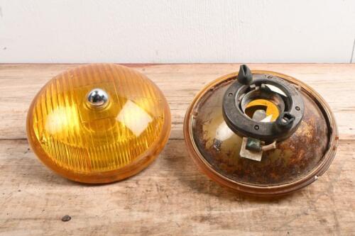 LUCAS: A pair of LUCAS fog lights. With amber lenses
