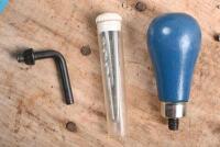 HAND DRILL: A FOOTPRINT no.160A hand drill. With drill bits - 3