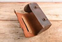 TOOL BAG: A veteran and vintage Pegasus solid brown leather tool bag - 3
