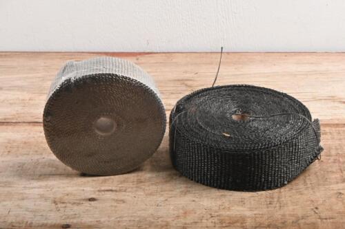 49A · EXHAUST INSULATION: Two rolls of sealed and unused veteran and vintage manifold exhaust pipe insulation